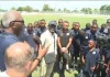 Hugues Ngouélondélé à l’Académie de football Alima d’Oyo