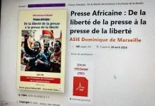 Livre : «De la liberté de la presse à la presse de la liberté» d’Asie Dominique de Marseille
