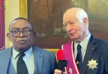 Céphas Germain Ewangui, membre d’honneur de la Ligue universelle du bien public