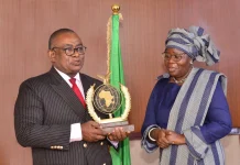 Visite de travail de Céphas Germain Ewangui au Bénin