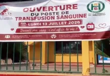 Hôpital de référence de Bacongo: ouverture d’un poste de transfusion sanguine