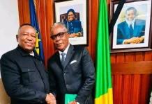 M.a.e.p: Alain Akouala Atipault, chez l’ambassadeur de Namibie