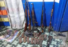 Lutte contre la délinquance faunique: six armes à feu et des munitions saisies dans un village d’Odziba
