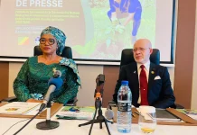 Conférence de presse de Rosalie Matondo et Thierry Moungalla à l’occasion de la journée nationale de l’arbre.
